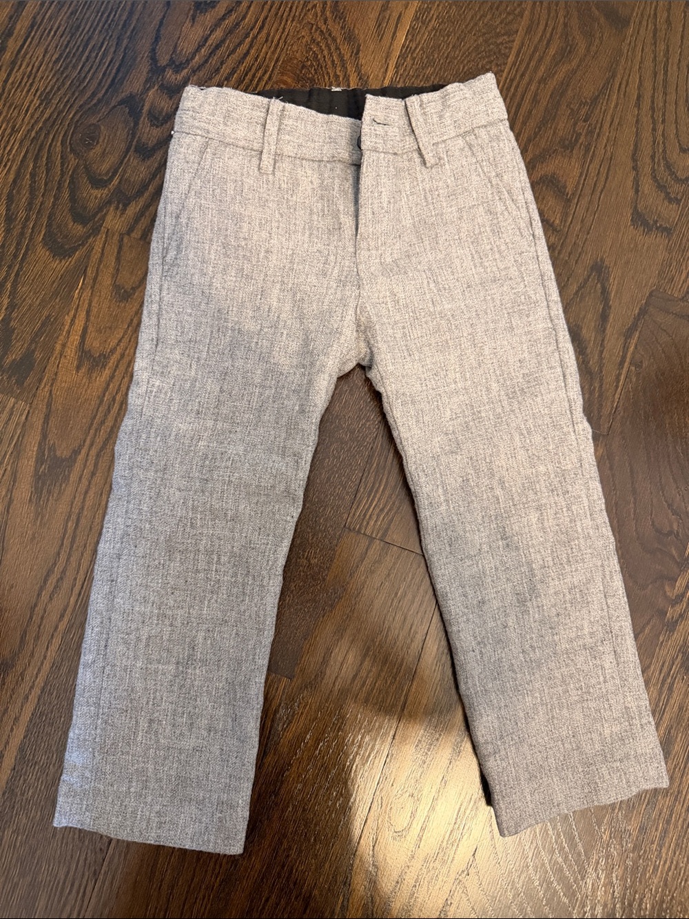 Janie and Jack 3t boy toddler Gray wool blend Dress Pants - Classic Style